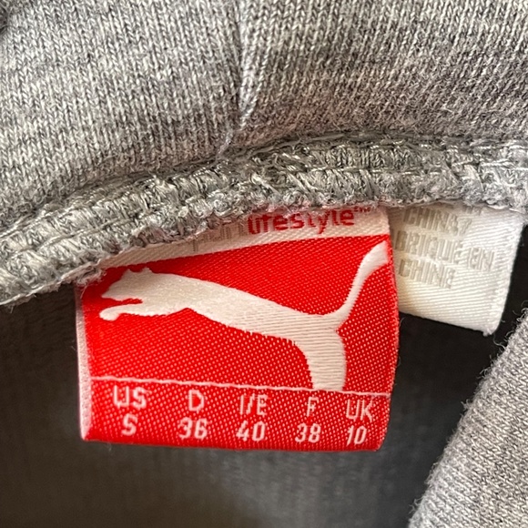 Puma Womens Heather Gray Cowl Neckline LS Stretch Sweatshirt Sweater Sz. Small S - Picture 12 of 14